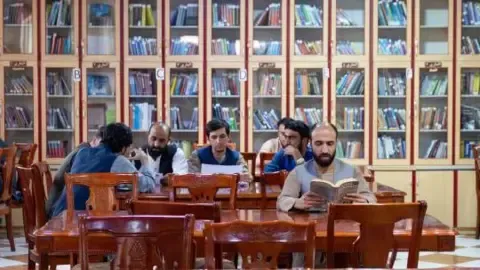 The governing authority outlaw textbooks authored by female authors from Afghanistan's universities